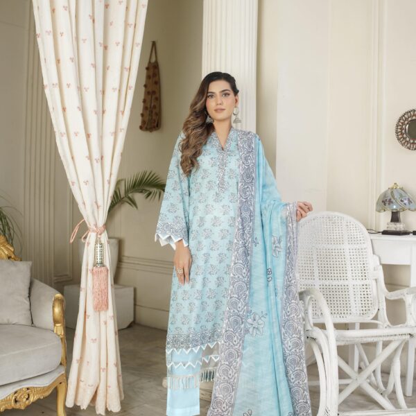 Manizay Dream Premium Digital Print Lawn With Premium Lino Karta Dupatta M-08