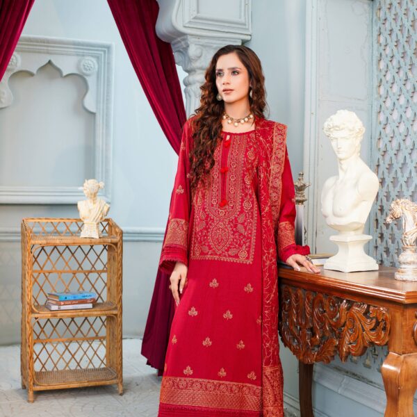 Manizay Dastaan E Noori Premium Embroidered Karandi With Heavy Embroidered Chiffon Dupatta M-05