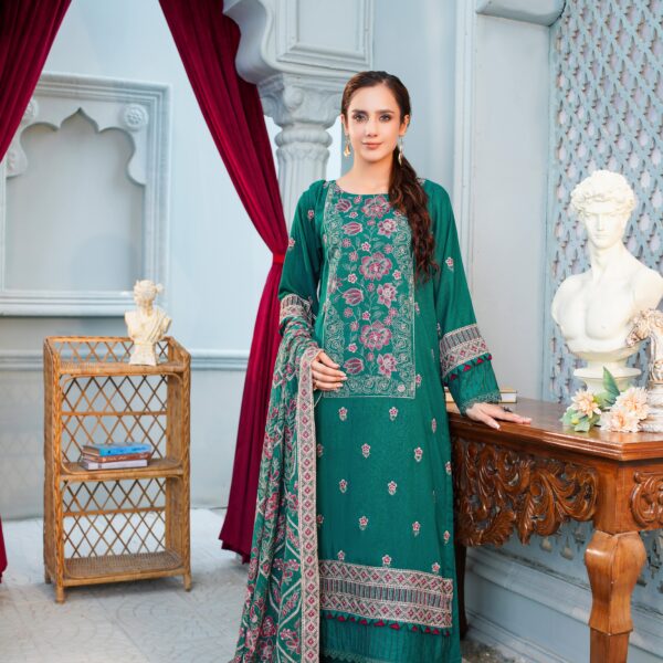 Manizay Dastaan E Noori Premium Embroidered Karandi With Heavy Embroidered Chiffon Dupatta M-07