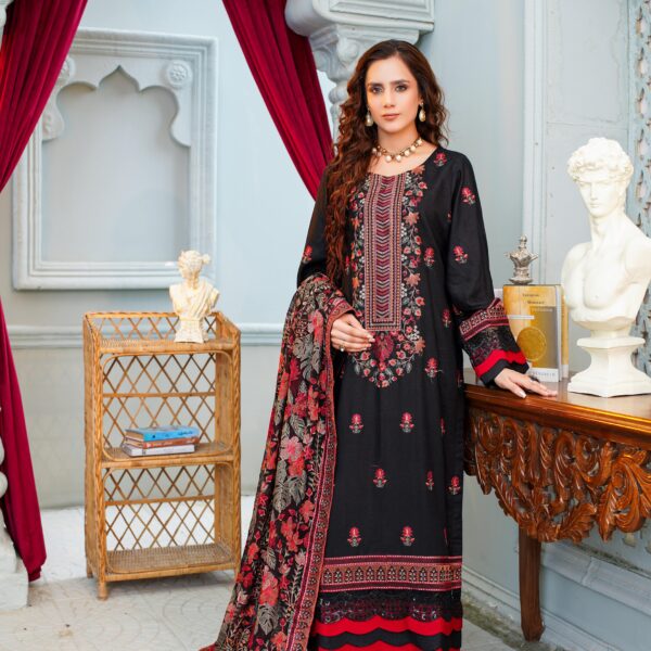 Manizay Dastaan E Noori Premium Embroidered Karandi With Heavy Embroidered Chiffon Dupatta M-03
