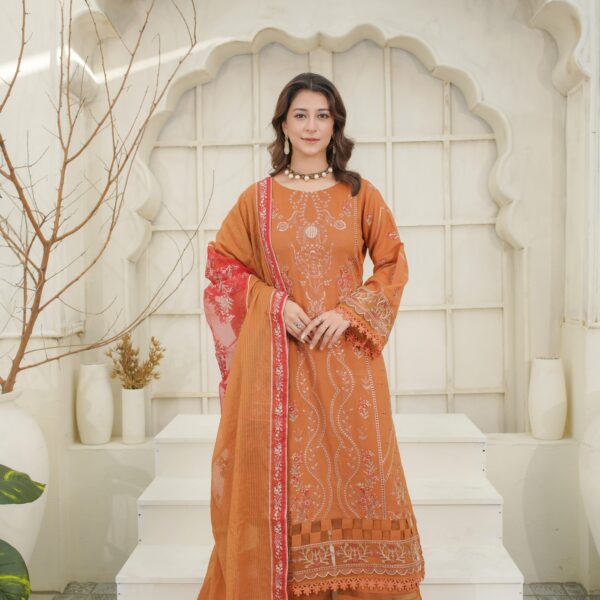 Manizay Rang E Ishq Premium Embroidered Karandi With Fancy Heavy Embroidered Dupatta M-10