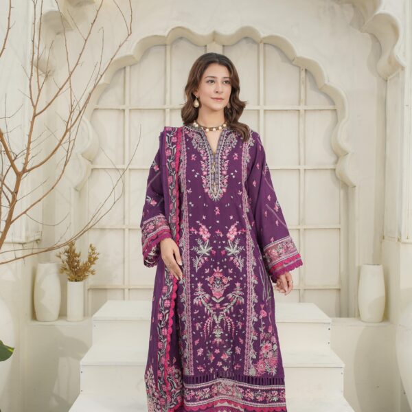 Manizay Rang E Ishq Premium Embroidered Karandi With Fancy Heavy Embroidered Dupatta M-08
