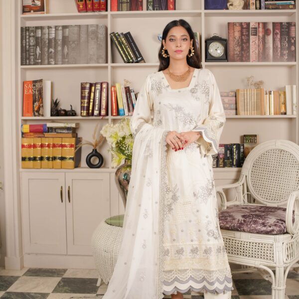 Manizay Talaash  Premium Embroidered Viscos With Heavy Embroidered Chiffon Dupatta M-06