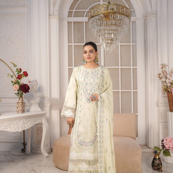 Manizay Gul E Wafa Premium Embroidered Viscos With Heavy Embroidered Crinkle Dupatta M-04