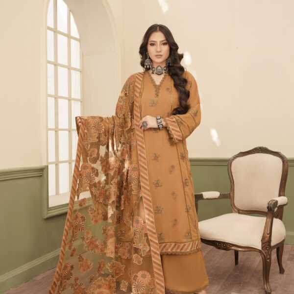 Manizay Dastaan E Jashan Premium Embroidered Staple Karandi With Heavy Embroidered Staple Karandi Shawl 10 Article In One Box
