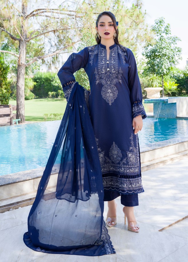 Libas-e-Khas-MANIZAY Premium Embroidered Lawn With Embroidered Crinkle Dupatta M-10