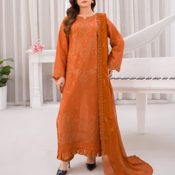 Manizay Nau Bahar Premium Embroidered Chikenkari Lawn Collection With Embroidered Pure Crinkle Dupatta 10 Articles In One Box
